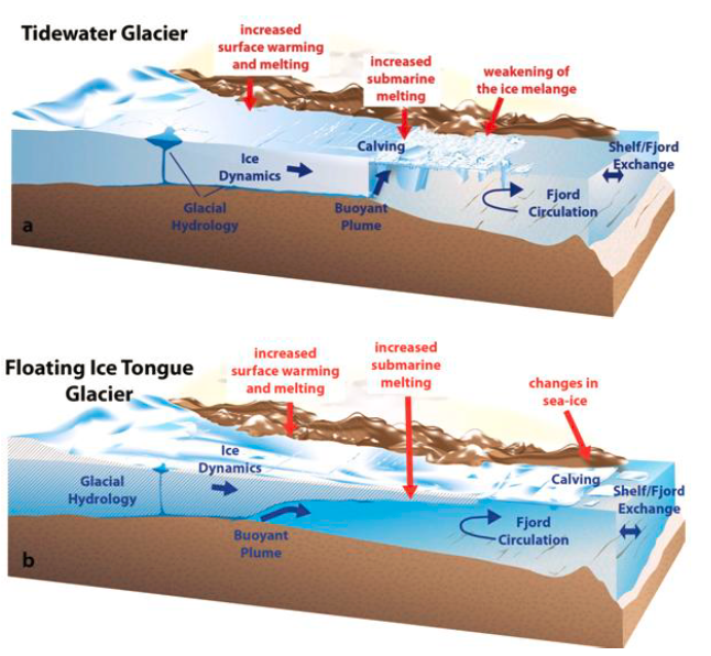 Types of glaciers, from Straneo et al., 2013